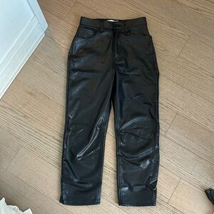 Abercrombie Faux Leather Pants
